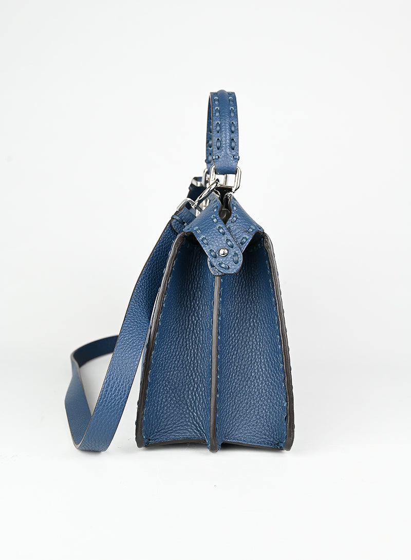 Fendi Borsa Peekaboo ISeeU petite blu