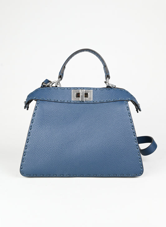 Fendi Borsa Peekaboo ISeeU petite blu
