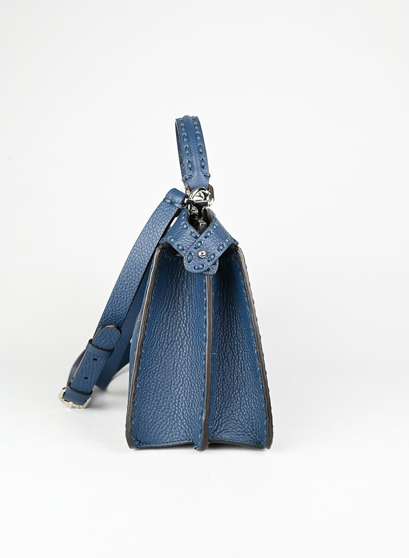 Fendi Borsa Peekaboo ISeeU petite blu