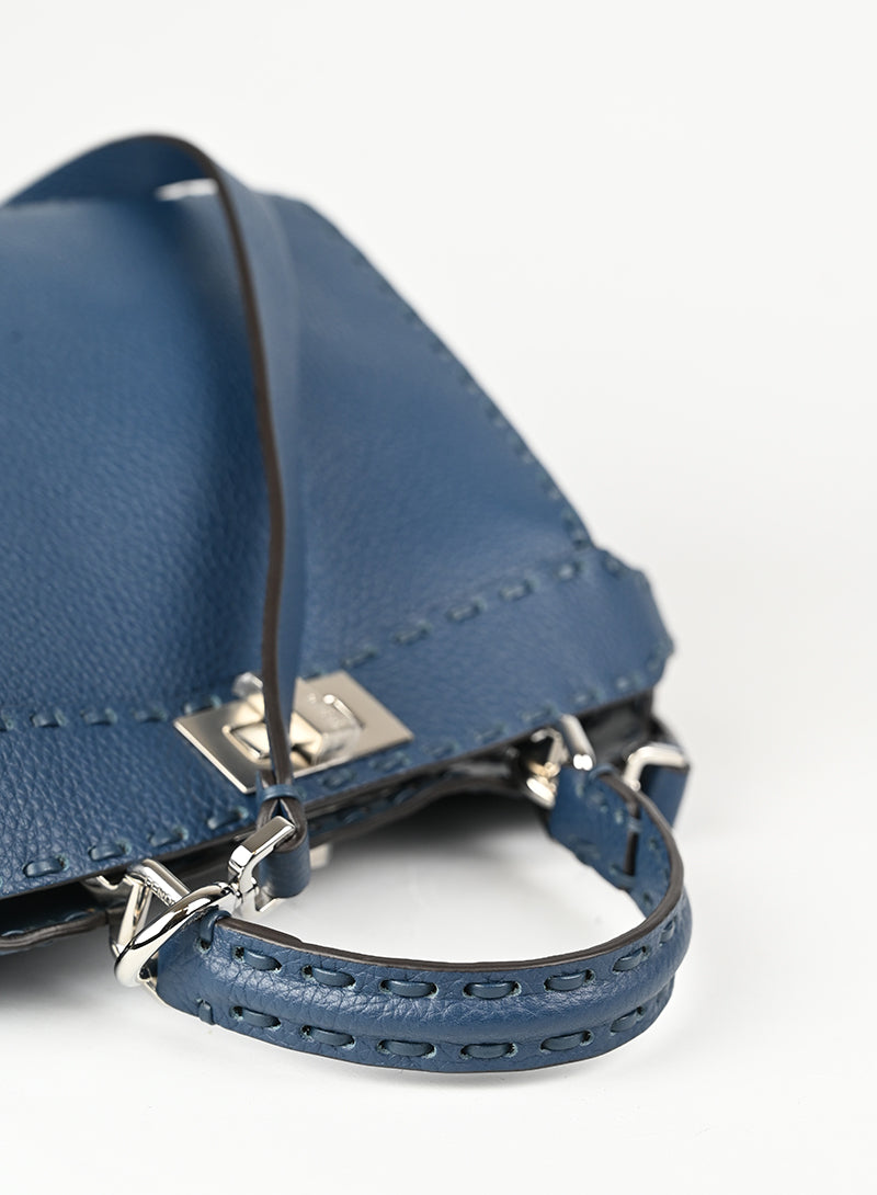 Fendi Borsa Peekaboo ISeeU petite blu