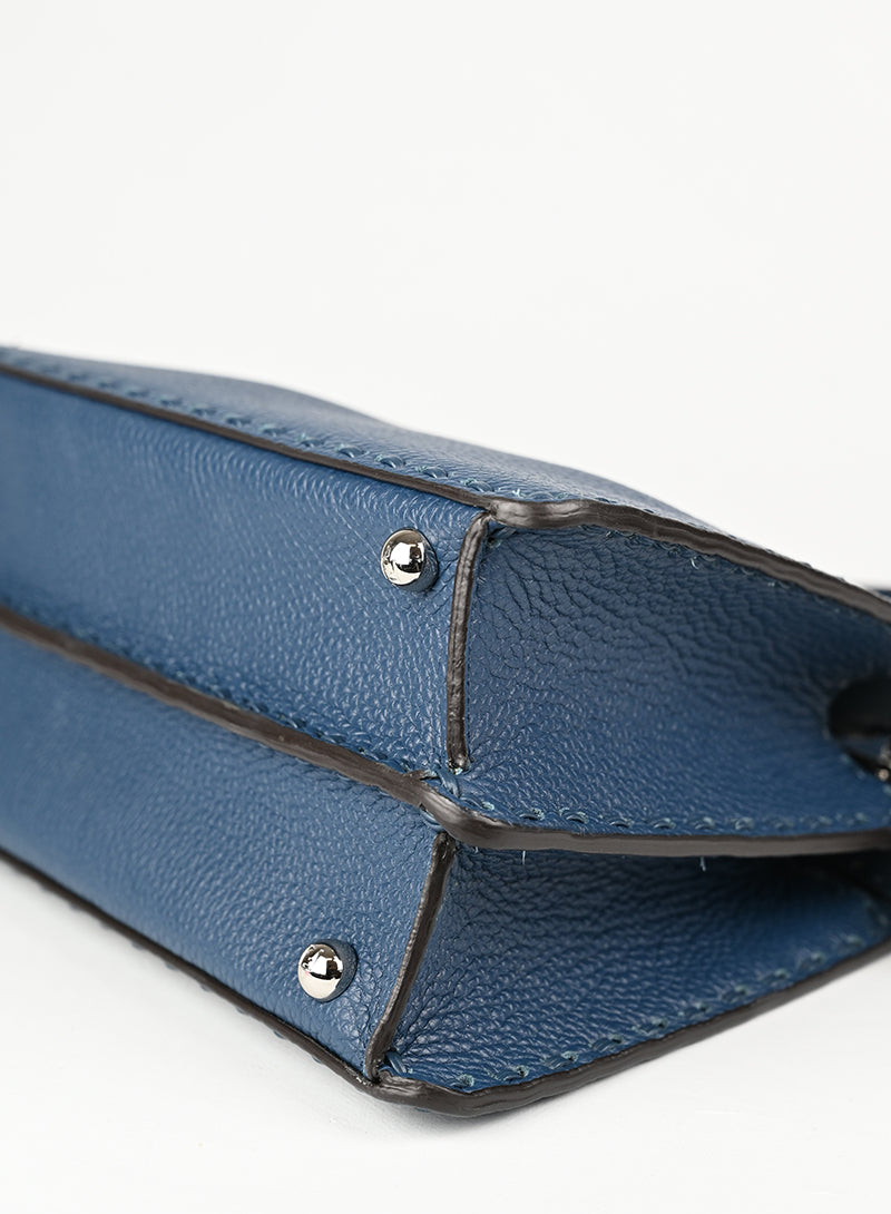 Fendi Borsa Peekaboo ISeeU petite blu