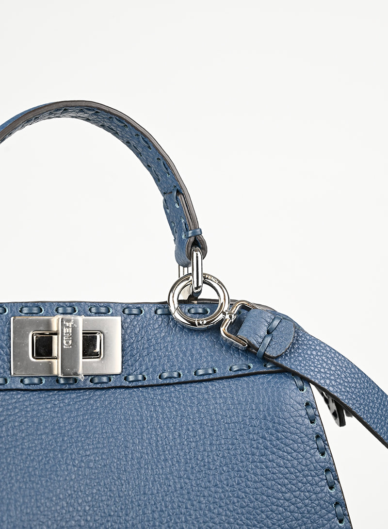 Fendi Borsa Peekaboo ISeeU petite blu