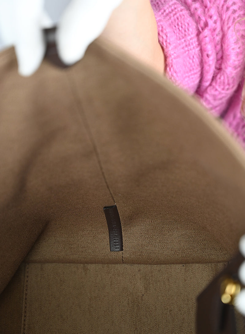 Fendi Shopper Jaquard Roll marrone