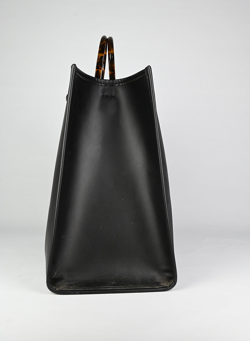 Fendi Shopper Sunshine in pelle nera