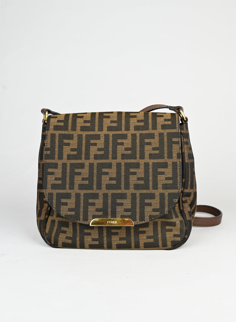 Fendi Borsa in tessuto Zucca marrone -  lesleyluxuryvintage