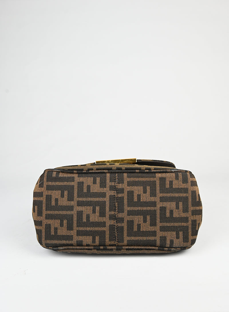 Fendi Borsa in tessuto Zucca marrone -  lesleyluxuryvintage