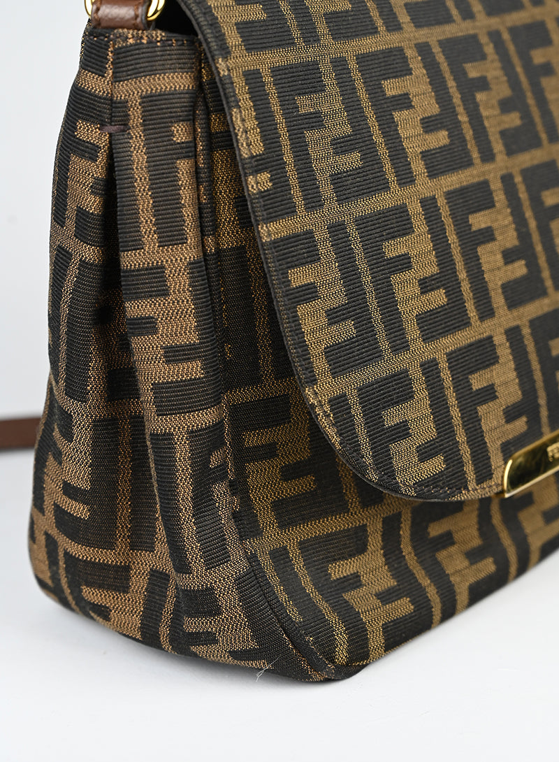 Fendi Borsa in tessuto Zucca marrone -  lesleyluxuryvintage