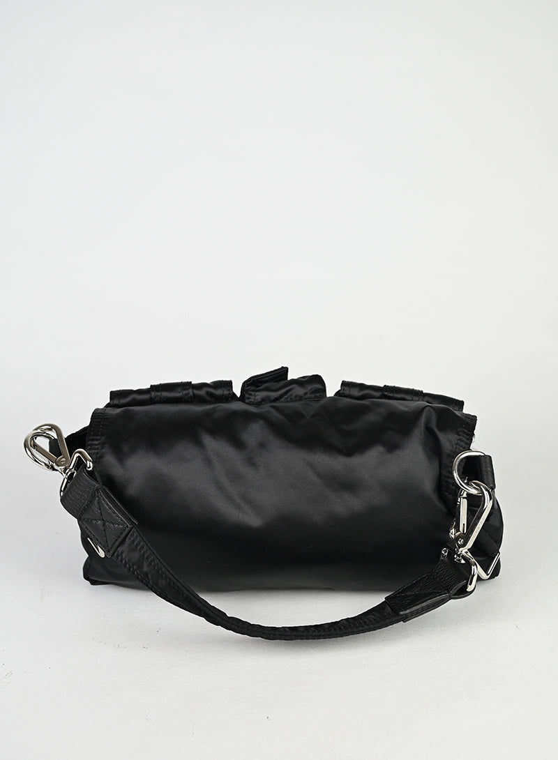 Fendi Borsa Multipocket Baguette ECONYL Nera