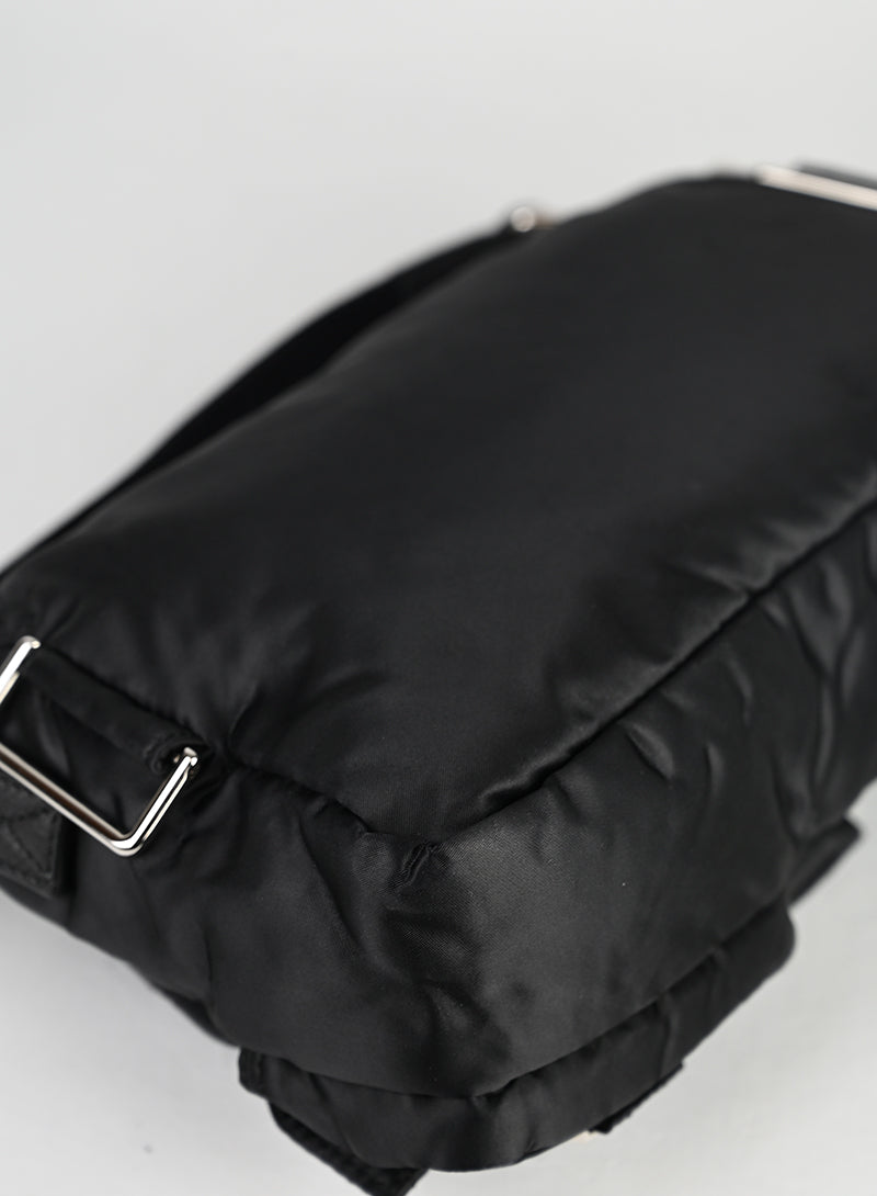 Fendi Borsa Multipocket Baguette ECONYL Nera