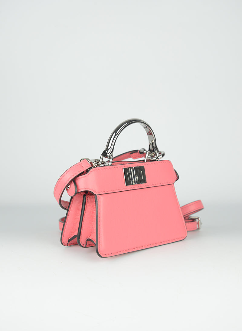 Fendi Borsa Micro Peekaboo rosa lesleyluxuryvintage