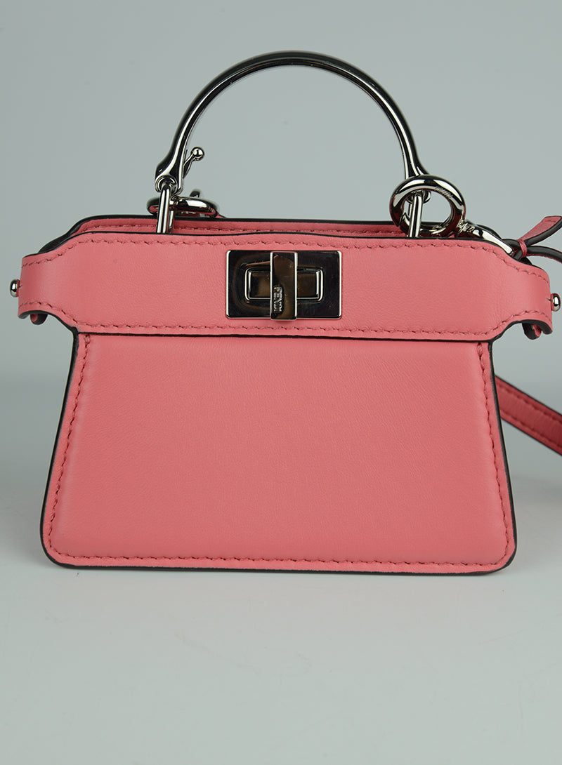 Fendi Borsa Micro Peekaboo rosa