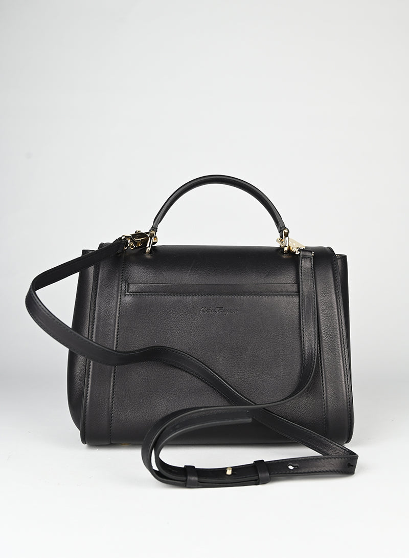 Ferragamo Borsa Sophia in pelle nerax