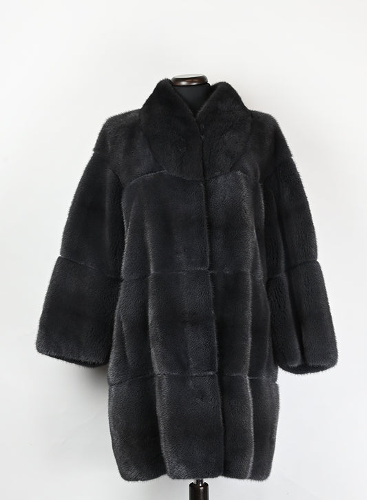 Genny Pelliccia blu scuro - Tg. 42