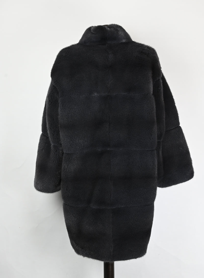 Genny Pelliccia blu scuro - Tg. 42