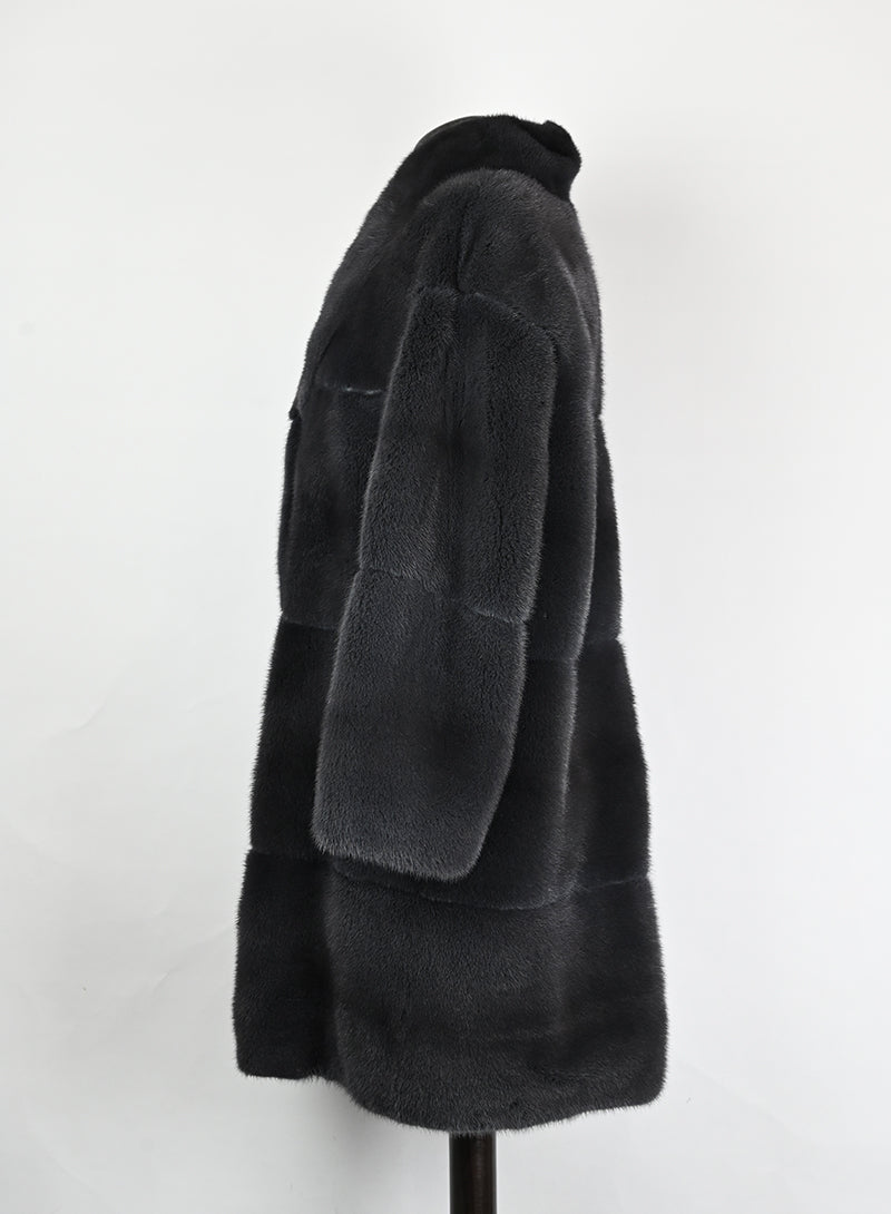 Genny Pelliccia blu scuro - Tg. 42