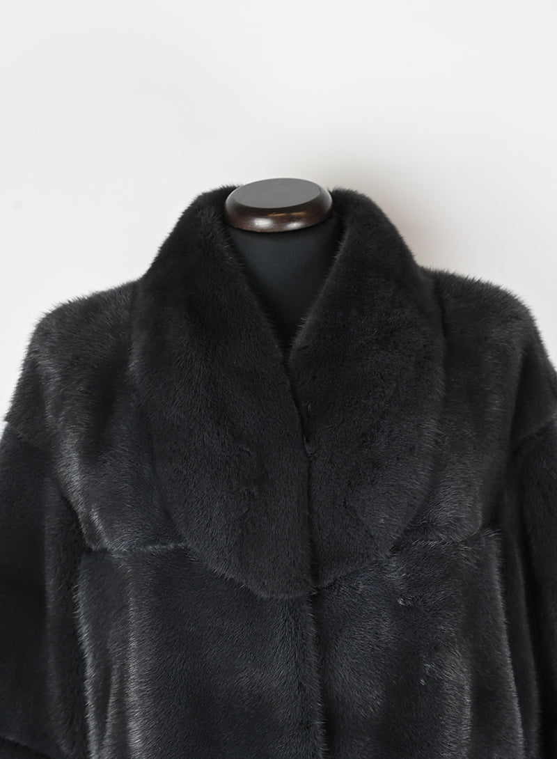 Genny Pelliccia blu scuro - Tg. 42