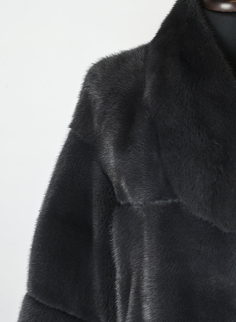 Genny Pelliccia blu scuro - Tg. 42