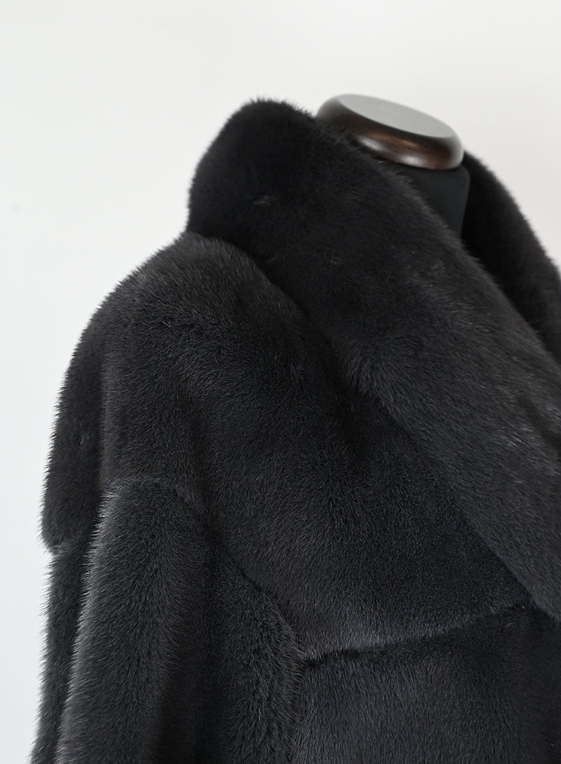 Genny Pelliccia blu scuro - Tg. 42