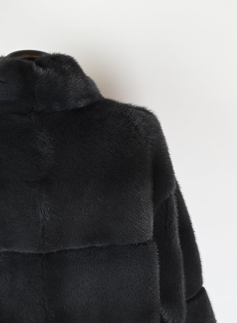 Genny Pelliccia blu scuro - Tg. 42