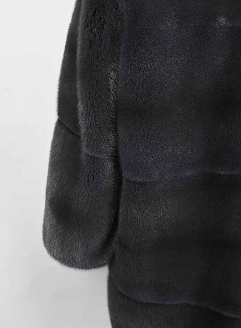 Genny Pelliccia blu scuro - Tg. 42