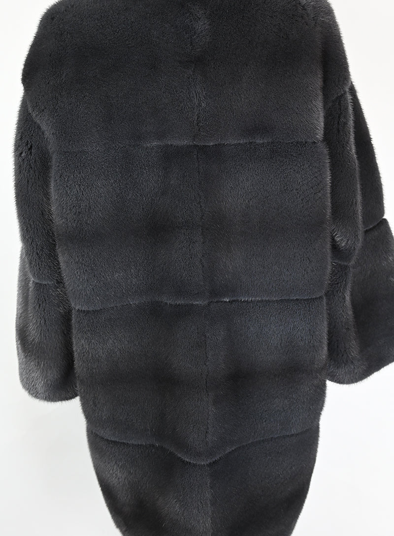 Genny Pelliccia blu scuro - Tg. 42