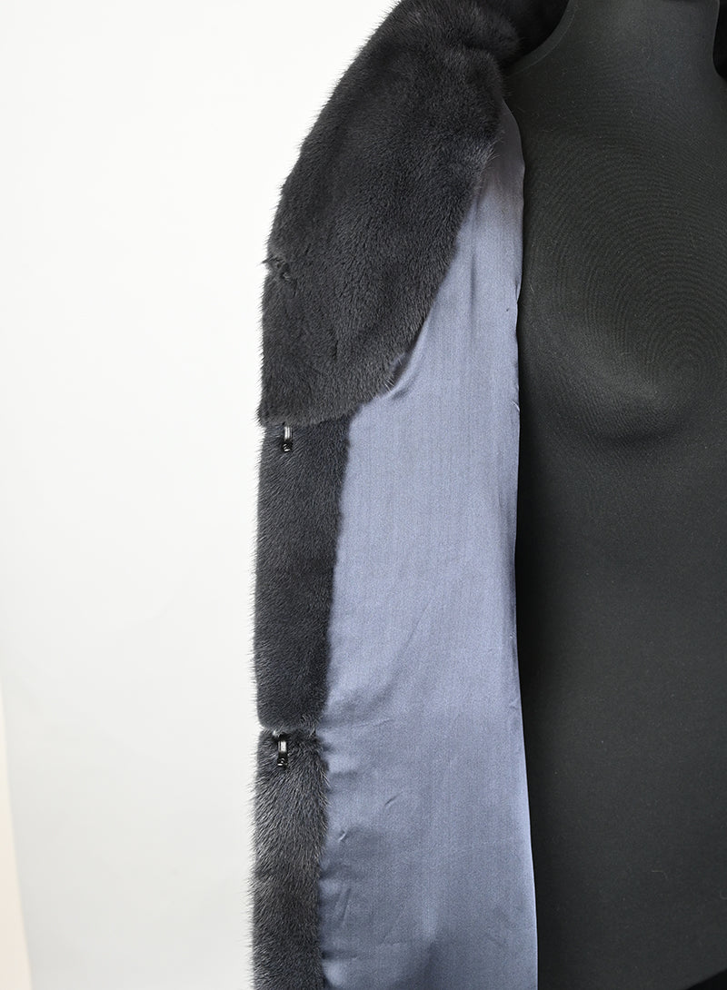 Genny Pelliccia blu scuro - Tg. 42