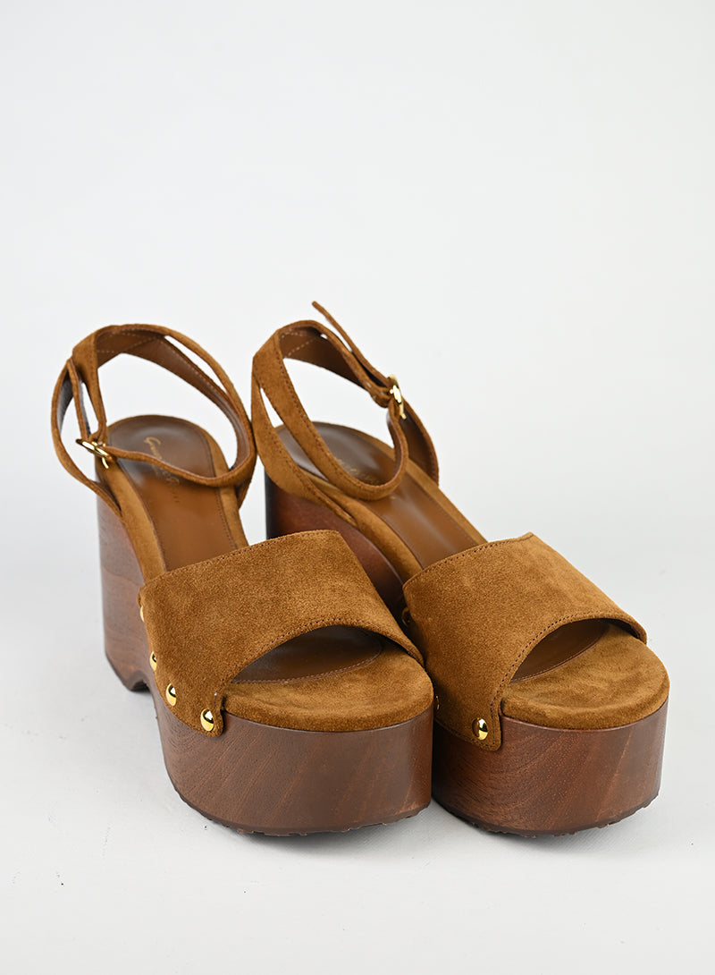 Gianvito Rossi Zeppe Cognac - N. 39 ½
