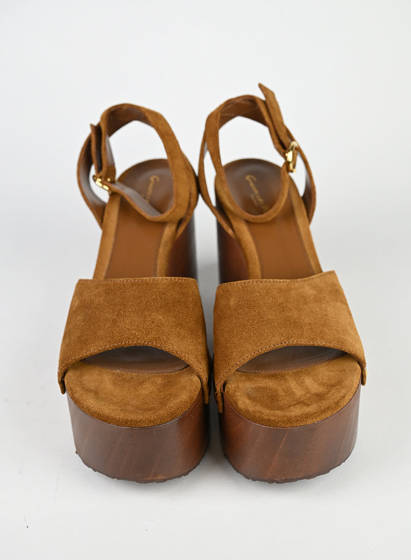 Gianvito Rossi Zeppe Cognac - N. 39 ½