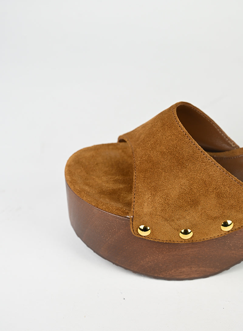 Gianvito Rossi Zeppe Cognac - N. 39 ½