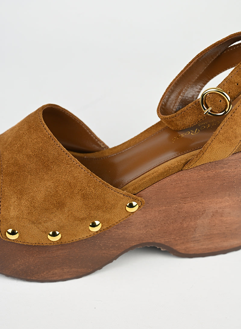 Gianvito Rossi Zeppe Cognac - N. 39 ½