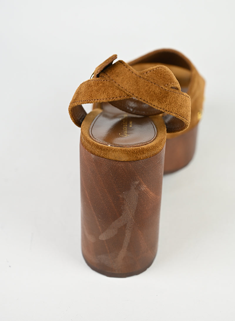 Gianvito Rossi Zeppe Cognac - N. 39 ½