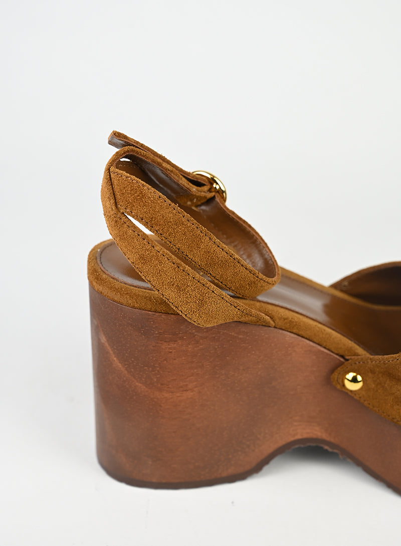 Gianvito Rossi Zeppe Cognac - N. 39 ½