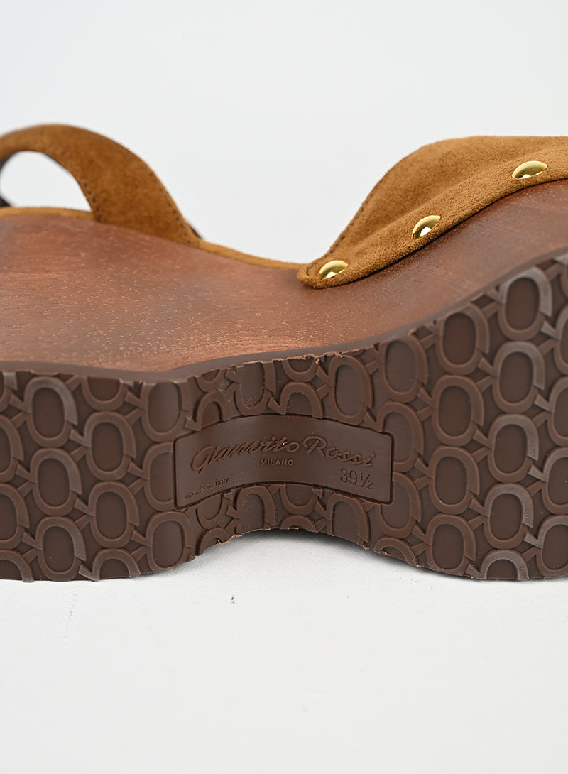Gianvito Rossi Zeppe Cognac - N. 39 ½