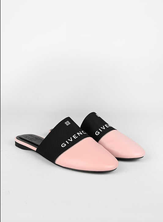 Givenchy Mules flat rosa e nere - N. 37