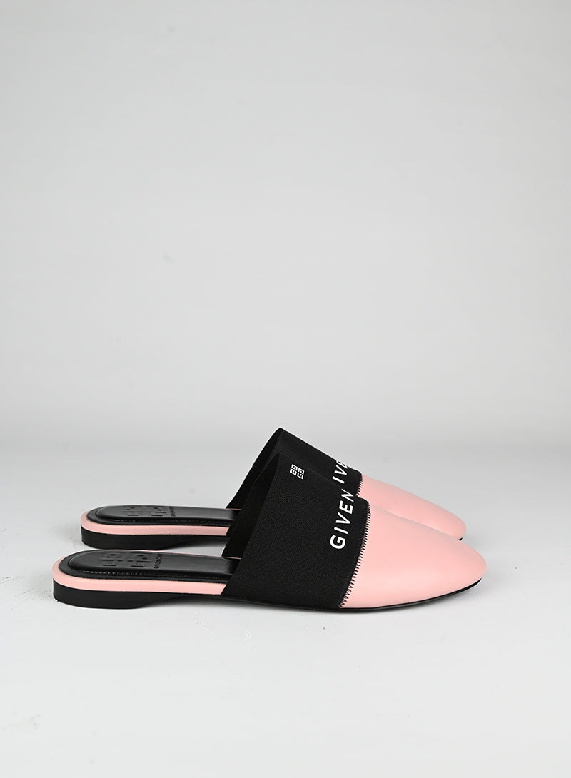 Givenchy Mules flat rosa e nere - N. 37