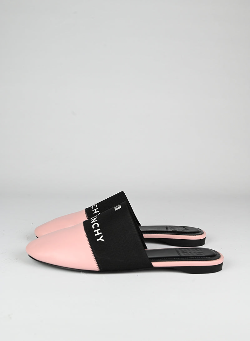 Givenchy Mules flat rosa e nere - N. 37