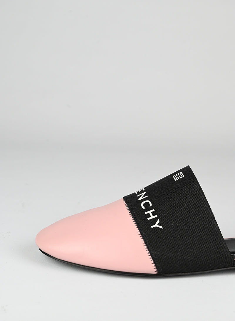 Givenchy Mules flat rosa e nere - N. 37