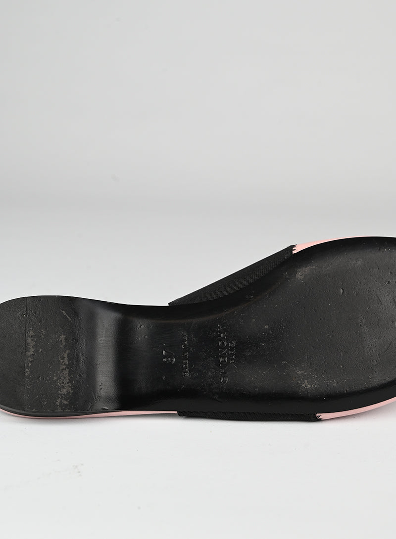 Givenchy Mules flat rosa e nere - N. 37