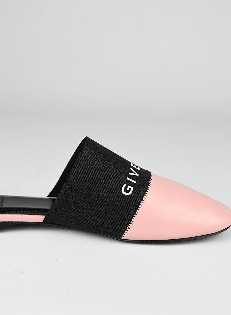 Givenchy Mules flat rosa e nere - N. 37