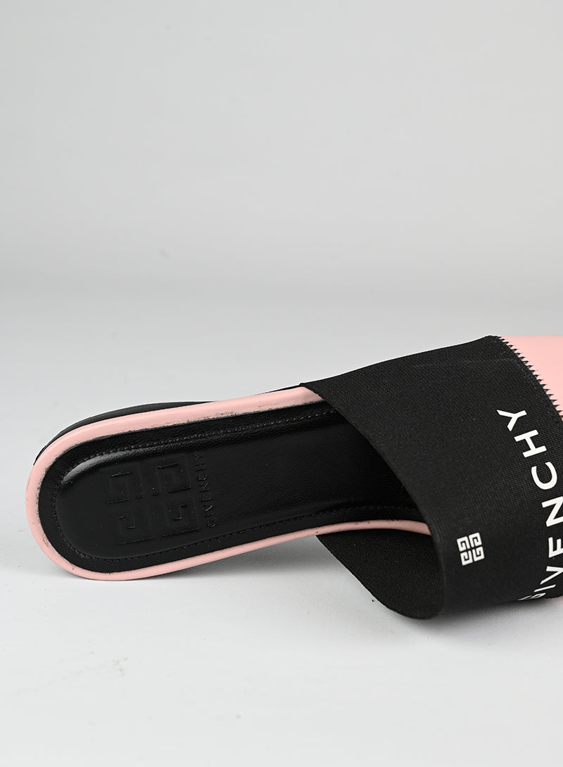 Givenchy Mules flat rosa e nere - N. 37