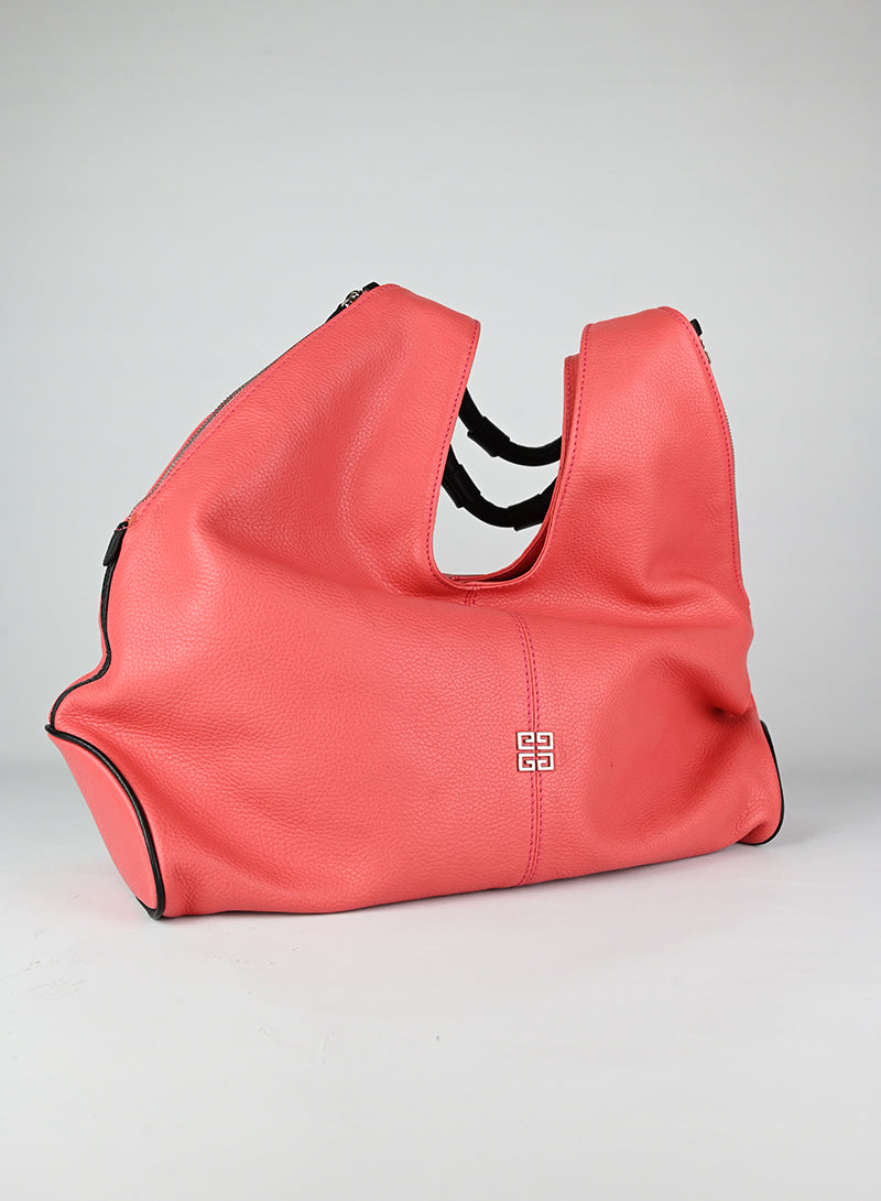 Givenchy Borsa Hobo in pelle salmone