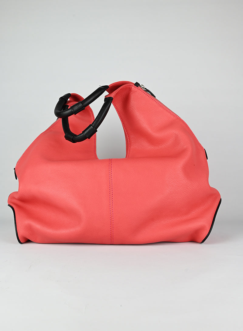 Givenchy Borsa Hobo in pelle salmone