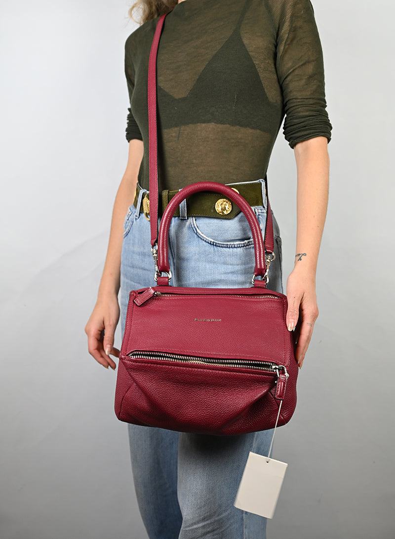 Givenchy Borsa Pandora in pelle rossa