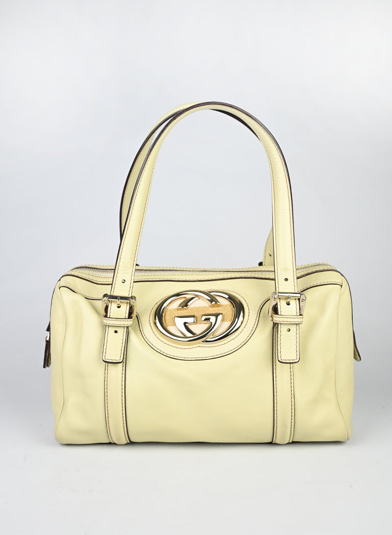 Gucci Bauletto in pelle Avorio
