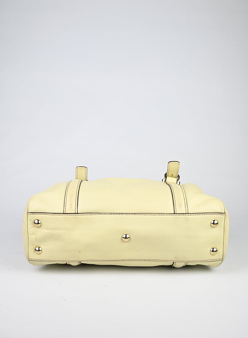 Gucci Bauletto in pelle Avorio