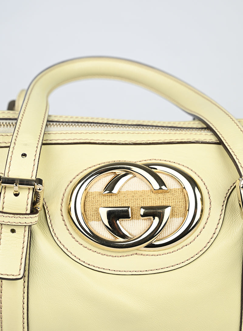 Gucci Bauletto in pelle Avorio