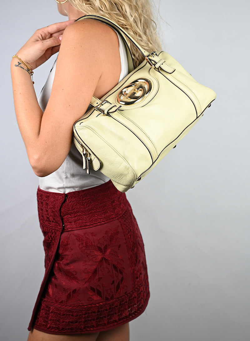 Gucci Bauletto in pelle Avorio