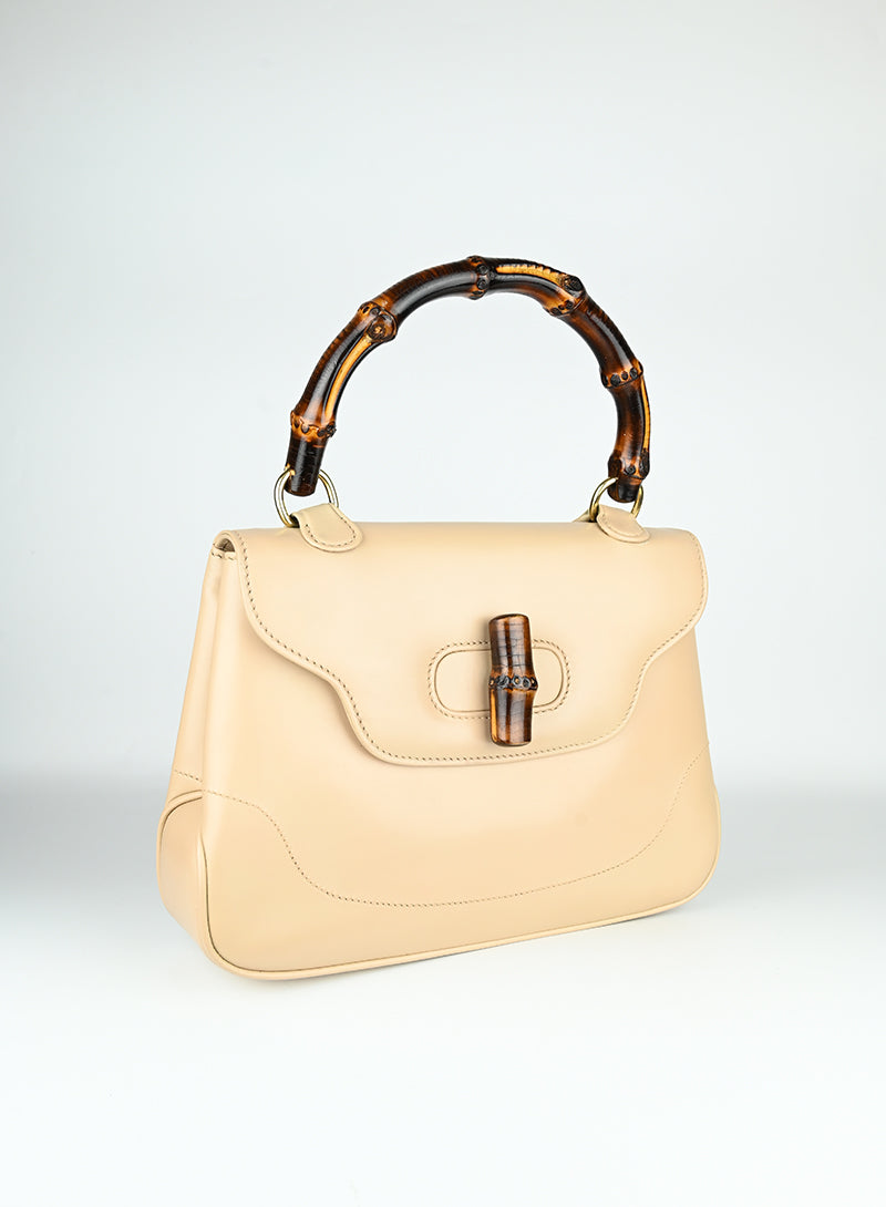 Gucci Borsa Bamboo 1974 beige