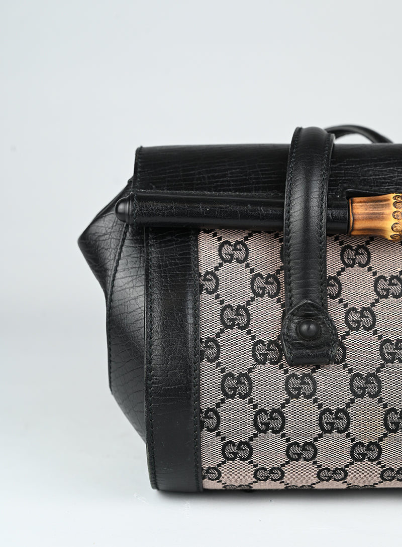 Gucci Borsa Bamboo in Monogram