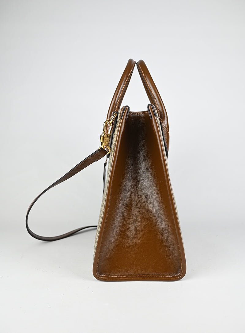 Gucci Ophidia Monogram Supreme Pelle Beige